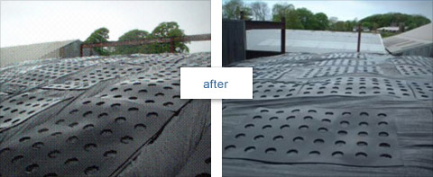 Siloseal® after being converted from tyres