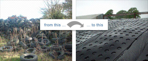 From a heap of tyres to a stack of Siloseal®
